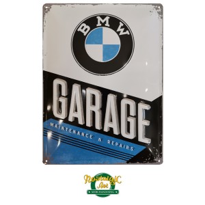 Metal Plate - BMW Garage